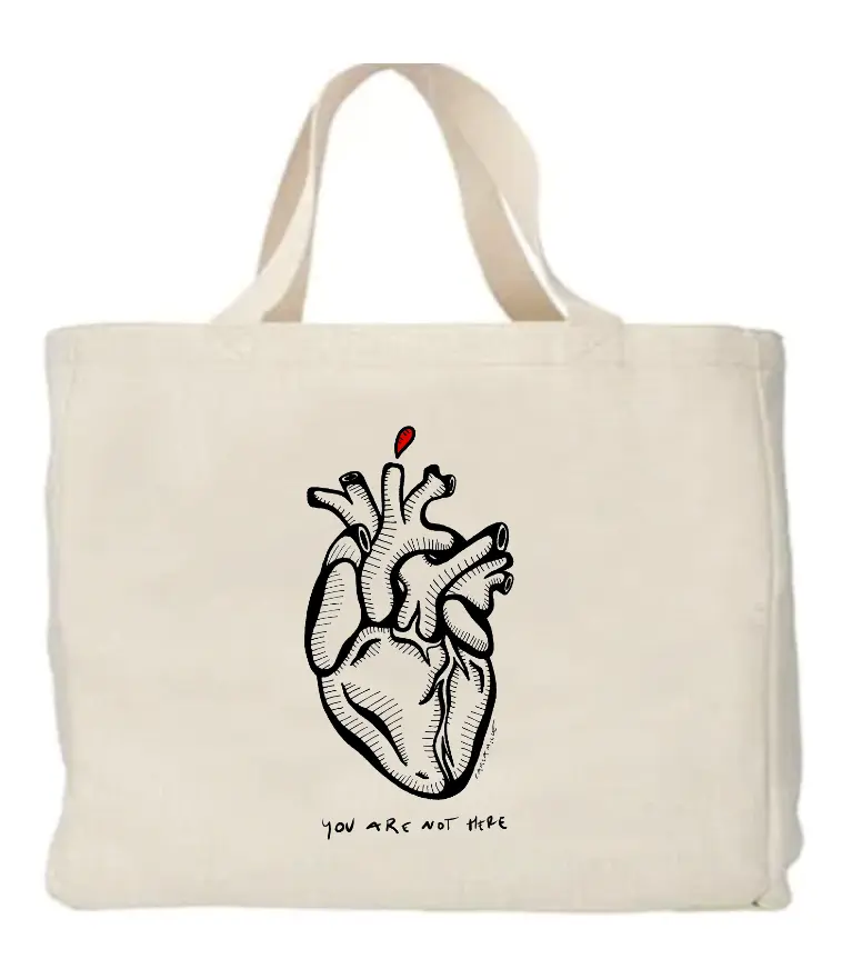 (YANH) CABAS POLYLIN COEUR NOIR  camcamille