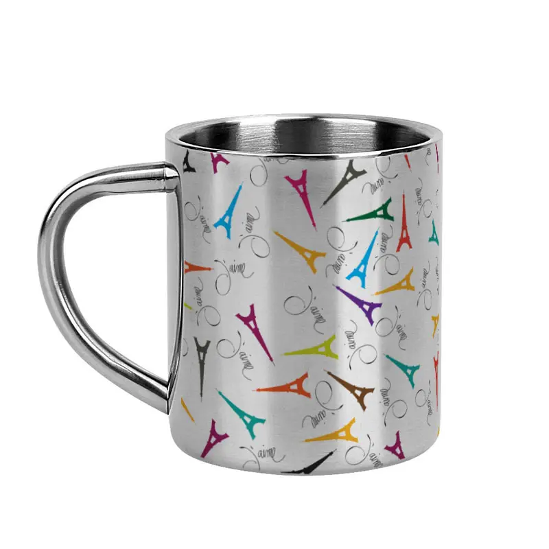 (CHAUD) TOUR EIFFEL PATTERN / mug acier inoxydable