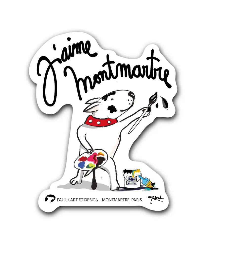 [I5-STICKERS]  STICKER CORA JAIME MONTMARTRE