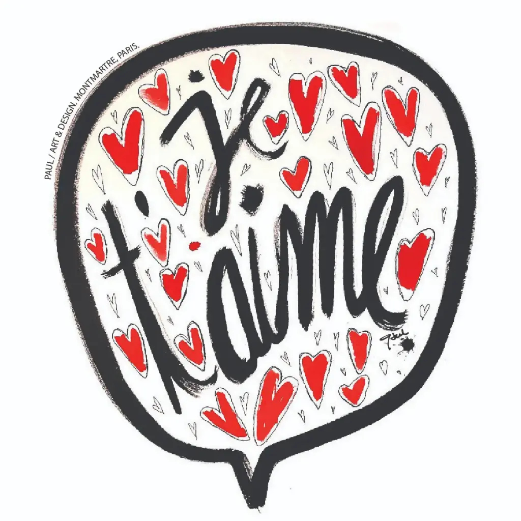  STICKER JE TAIME