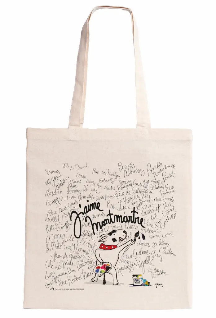 CORA JAIME MONTMARTRE / tote bag ecru