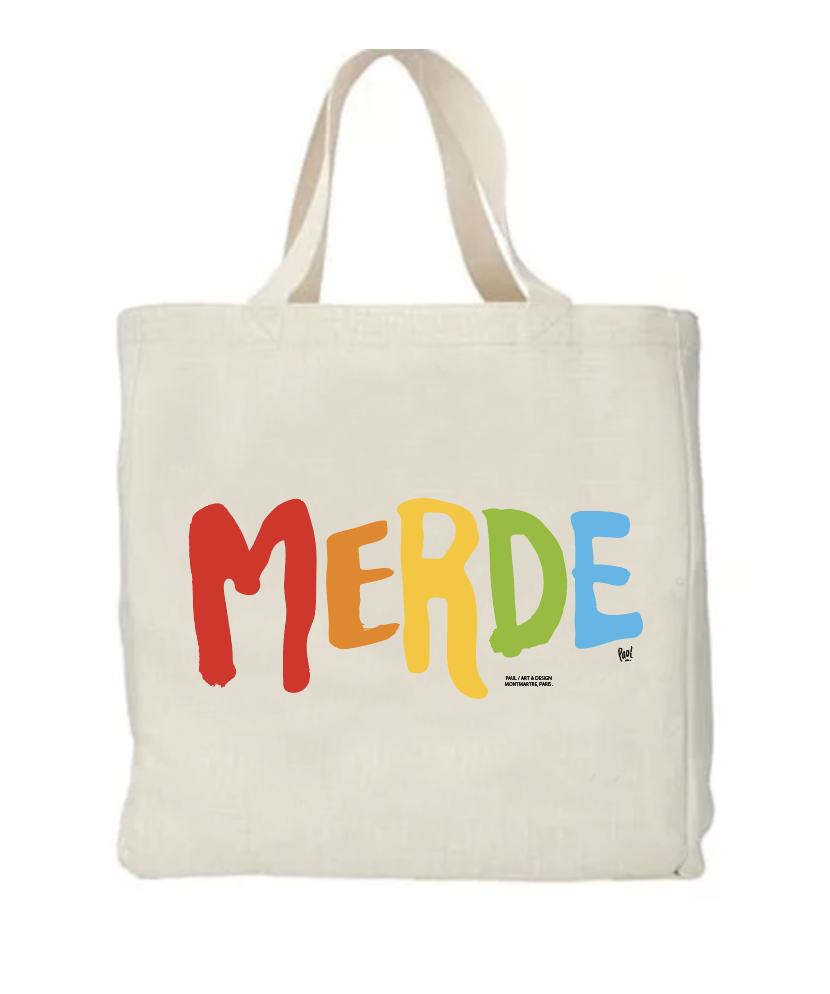 [T4-CABAS POLYLIN] CABAS POLYLIN MERDE LOGO TUTTI