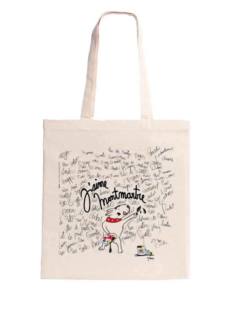 (CJM) CORA JAIME MONTMARTRE / tote bag ecru