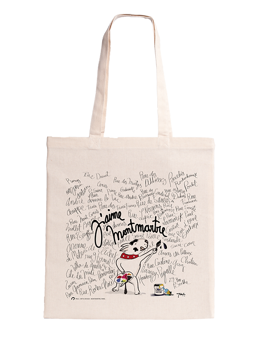 (CJM) CORA JAIME MONTMARTRE / tote bag ecru