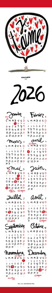 Calendrier BJT 26