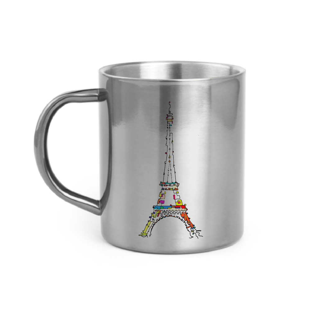 TOUR FIL / mug acier inoxydable