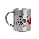 JE TAIME / mug acier inoxydable