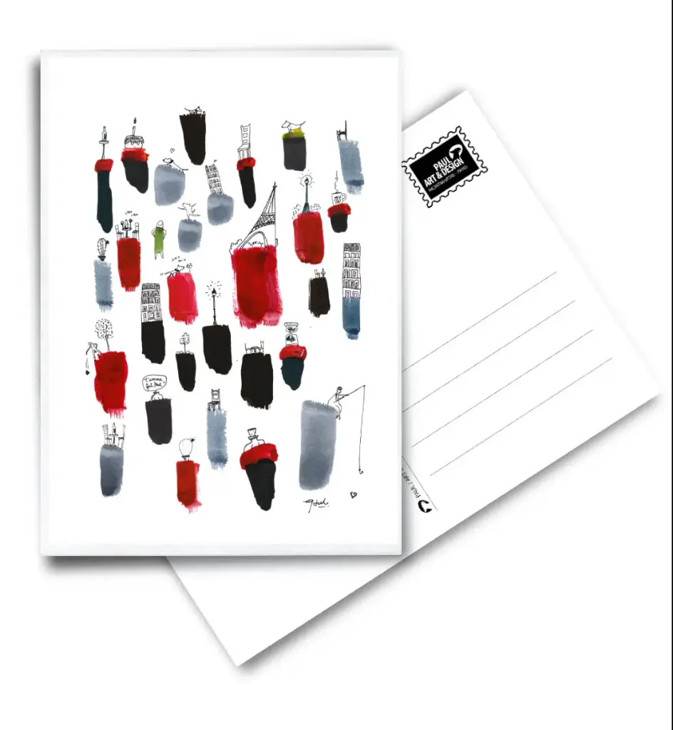 [I1-CARTE POSTAL] TACHES / carte postal 