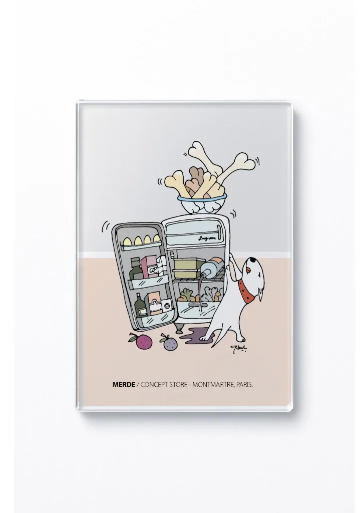 [D4-MAGNET VERRE] CORA FRIDGE / magnet verre
