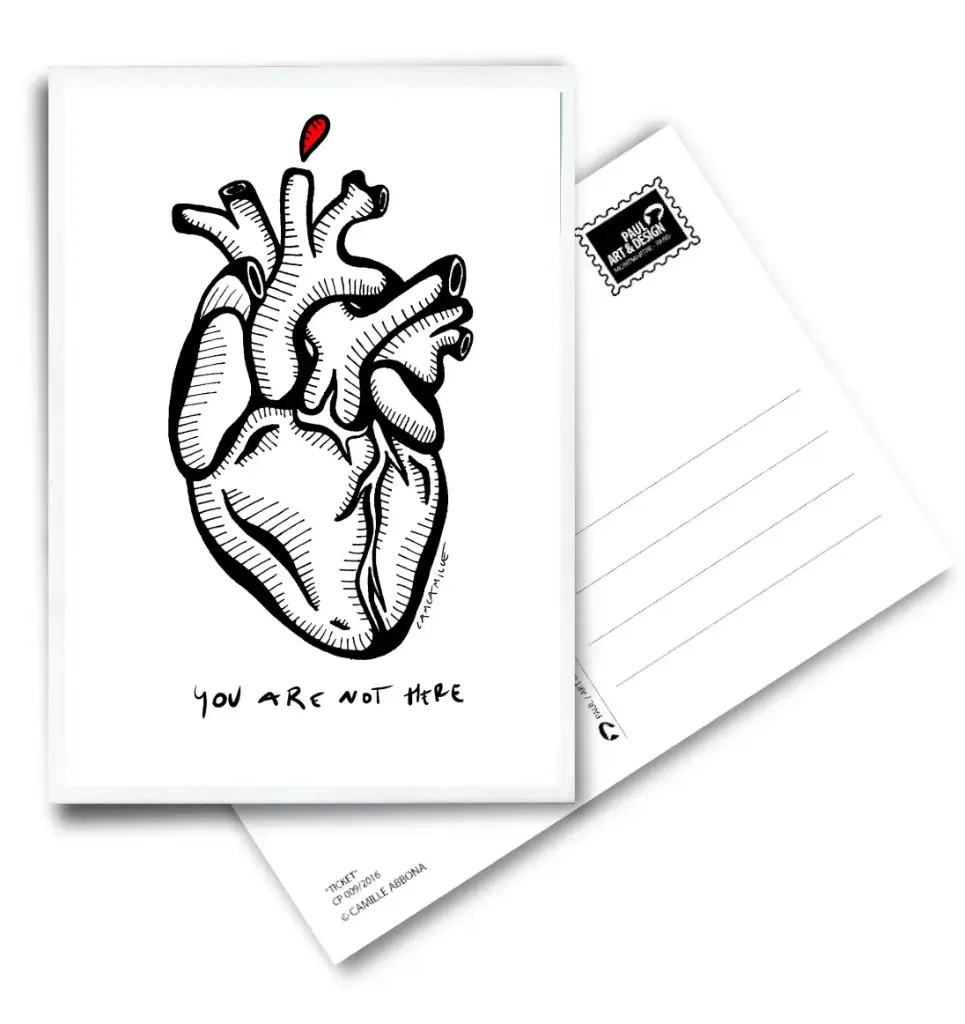 YANH COEUR CAMCAMILLE / carte postal