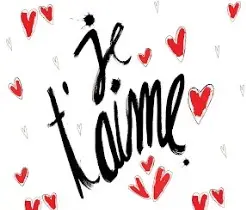 JE TAIME / mug céramique blanc 