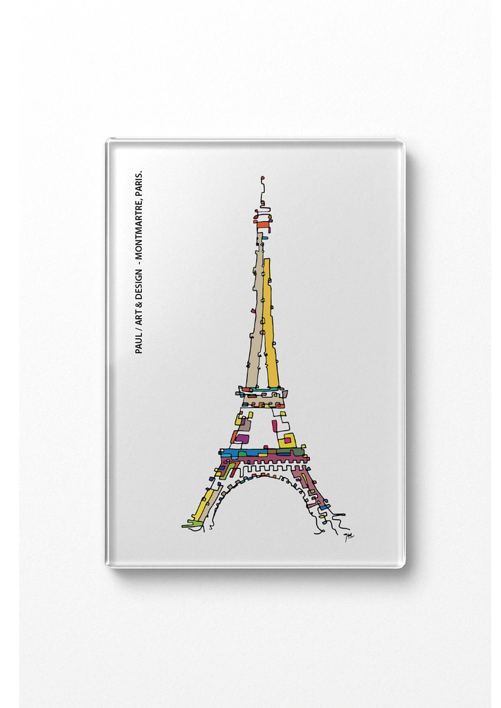 [D4-MAGNET VERRE] TOUR  FIL / magnet verre 