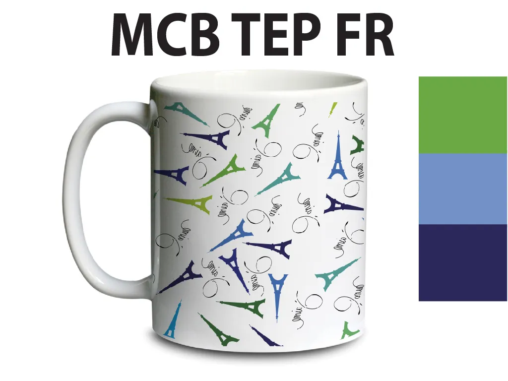 TOUR PATTERNS FROIDES / mug céramique blanc