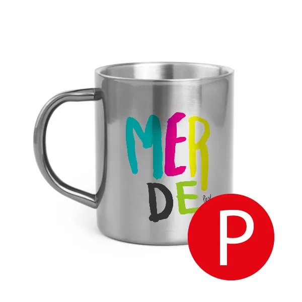 MUG INOX PETIT MERDE 2 L TUTTI