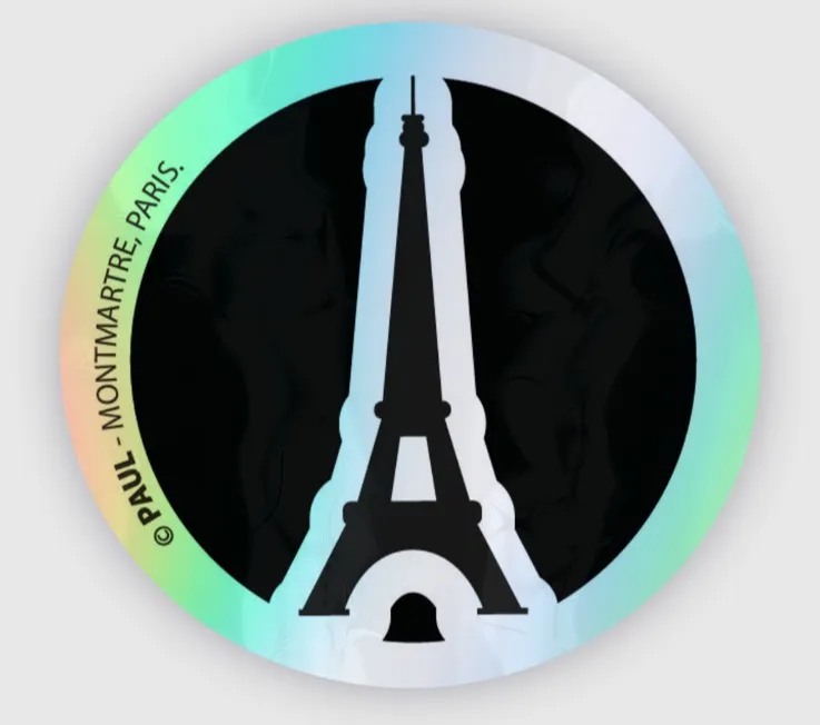[I5-STICKERS] STICKER TOUR ICON Holographique / Brillant