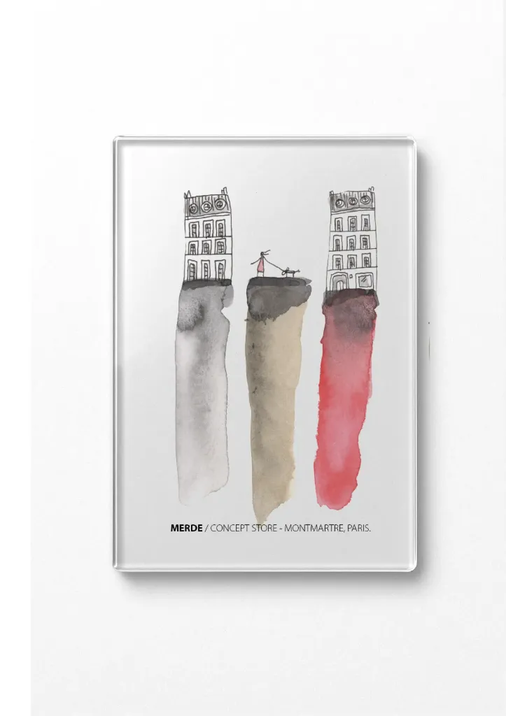 [D4-MAGNET VERRE] 3 TACHES / magnet verre