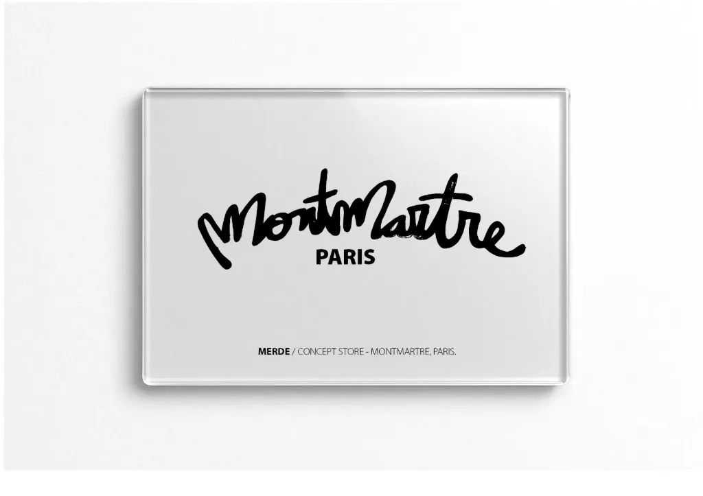 [D4-MAGNET VERRE] MONTMARTRE / magnet verre