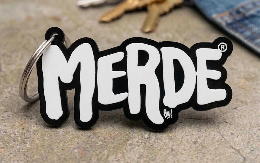 (WH) PORTE CLES MLO BLANC