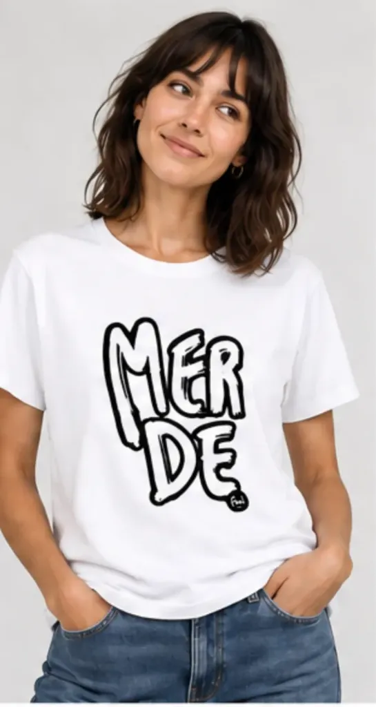 23-T-SHIRT WHITE (XS) MERDE BRUSH OL